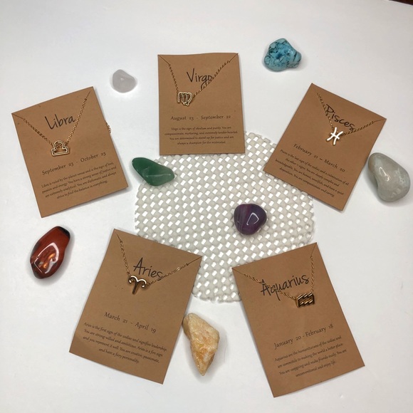 Zodiac Sign Necklace ✨ - Picture 2 of 4